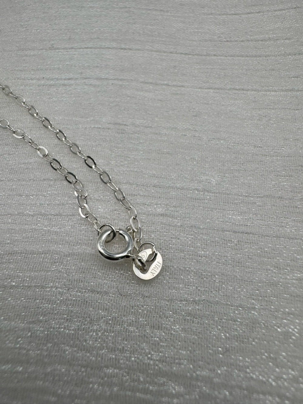L0083 Tourmaline Lariat Necklace (S925)