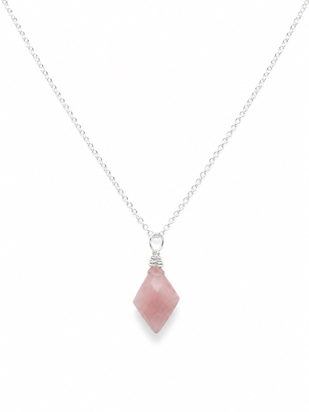 N0074 Brazilian Guava Quartz (S925)