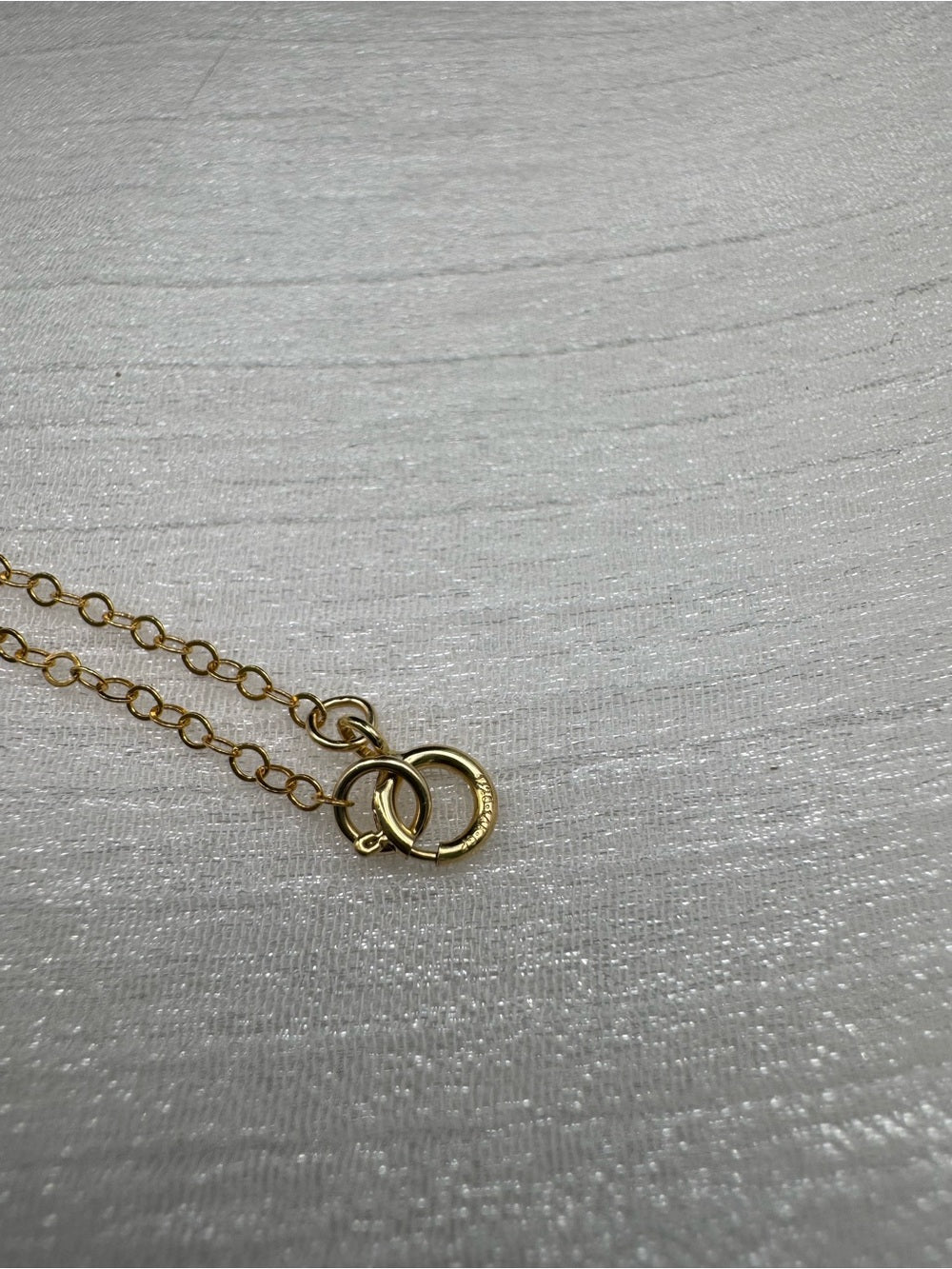 N0092 Tourmaline Gold Drop Necklace