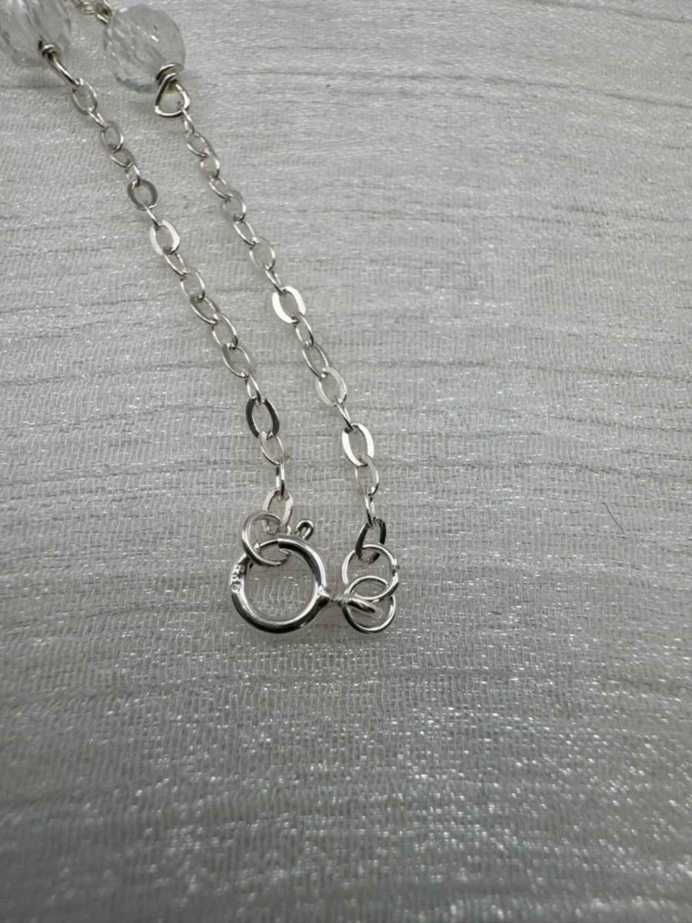 N0058 White Topaz Necklace (S925)