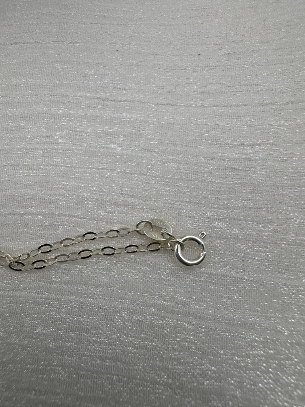 L0019 Blue Topaz Lariat Necklace (S925)