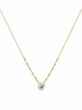Clear Quartz Gold Filled Necklace
