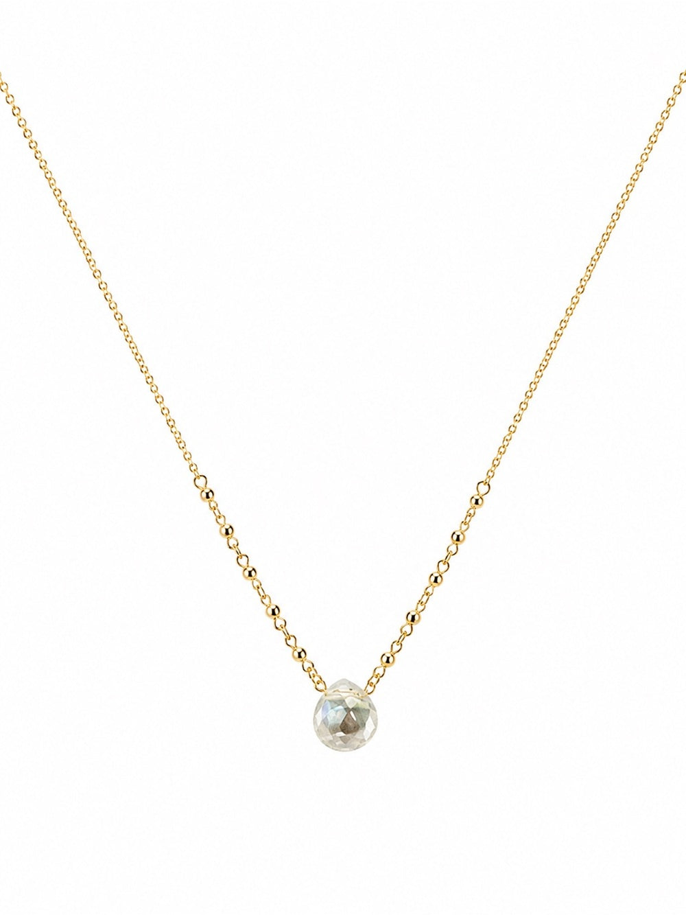 Clear Quartz Gold Filled Necklace