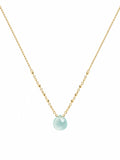 Aquamarine Gold Filled Necklace