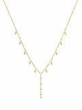 Gold Filled Lariat Necklace