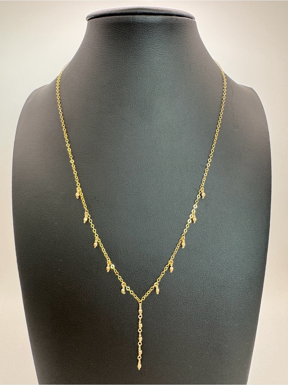 Gold Filled Lariat Necklace