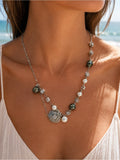 Silver Siren Camilla Pearl Necklace (N54)