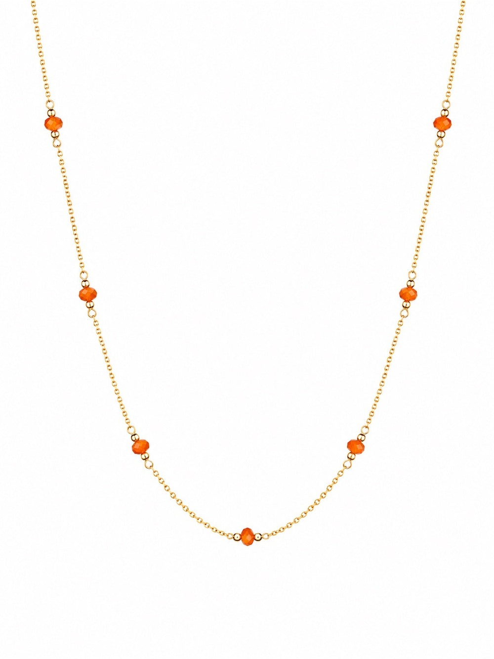Mini Carnelian Bead Gold Filled Bracelet