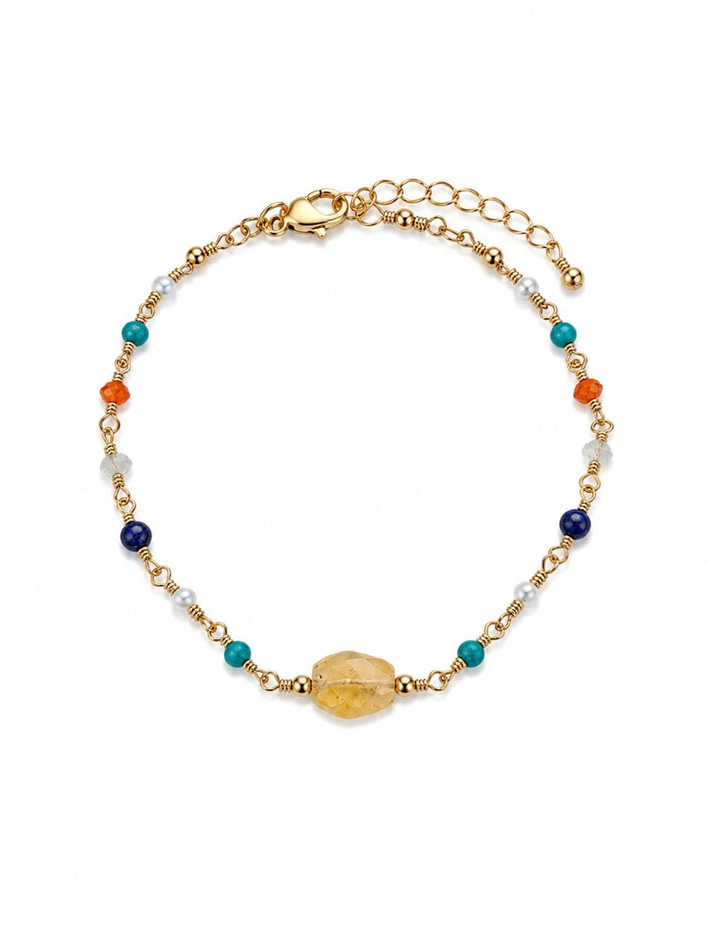 Odyssey Gemstone Gold Filled Bracelet