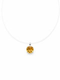 #N8 Citrine Floating Necklace