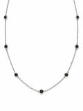 (N39) Jadeite Coin Necklace s925