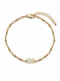 Opal Cluster Gold Filled Bracelet