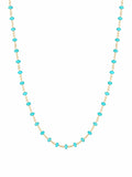 Turquoise Beaded Gold Filled Necklace