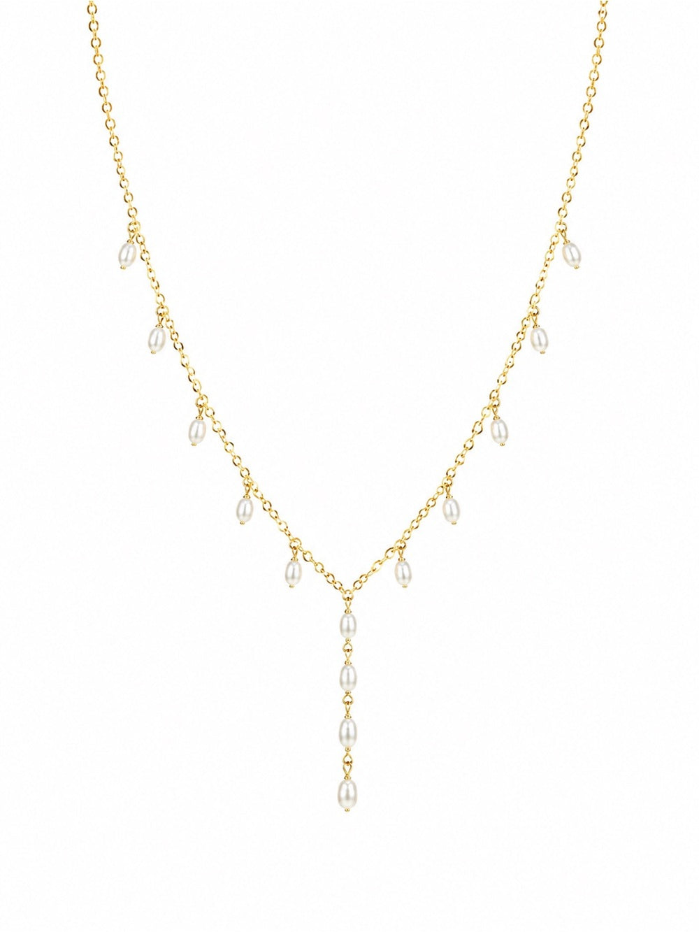 Freshwater Pearl Gold Filled Lariat Necklace