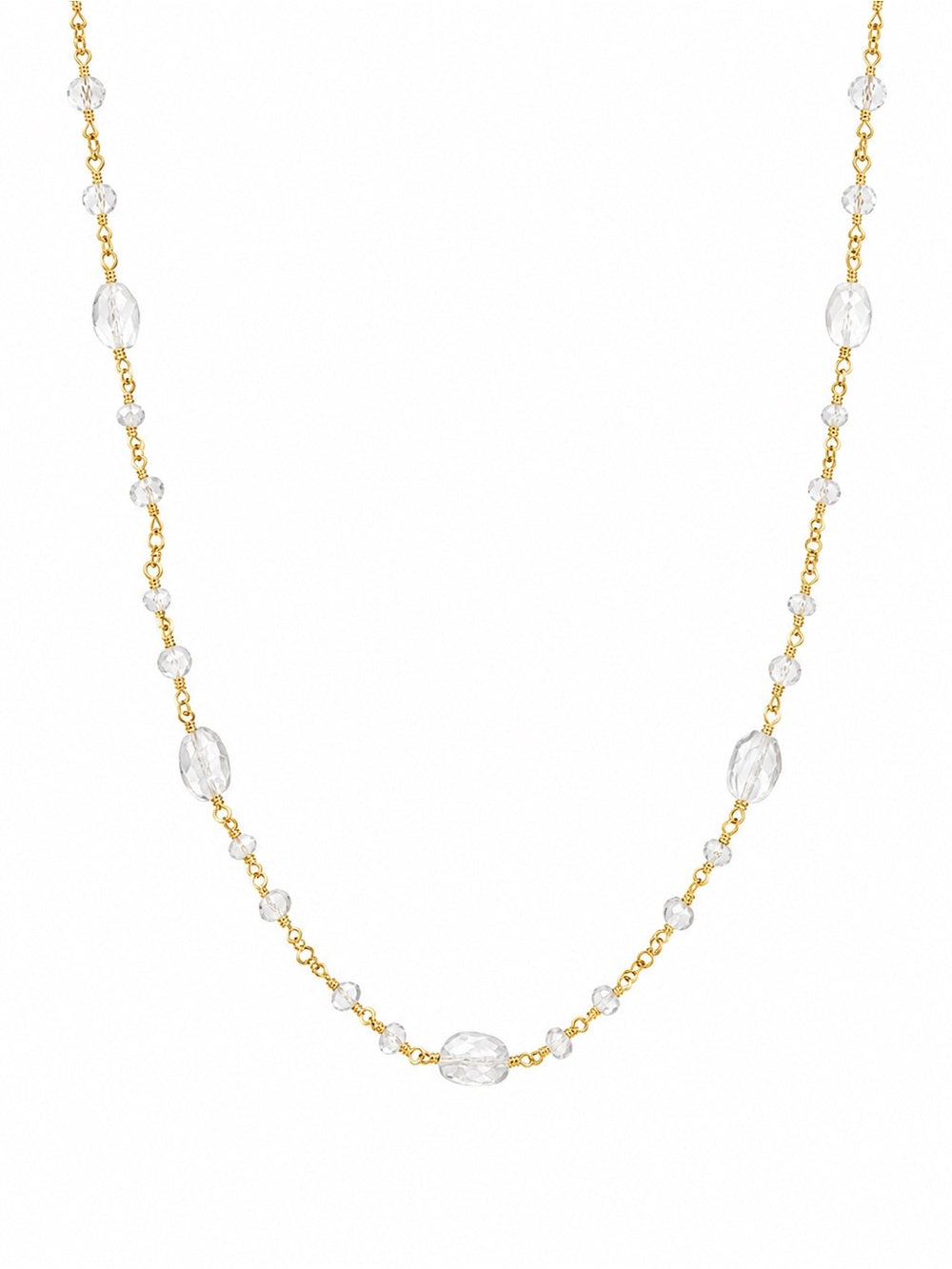 Oval Moonstone Gold Filled Necklace