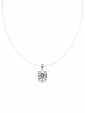 #N7 Crystal Floating Necklace