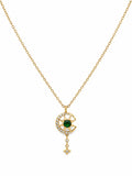 #N4 Jadeite Lunar Necklace (S925)