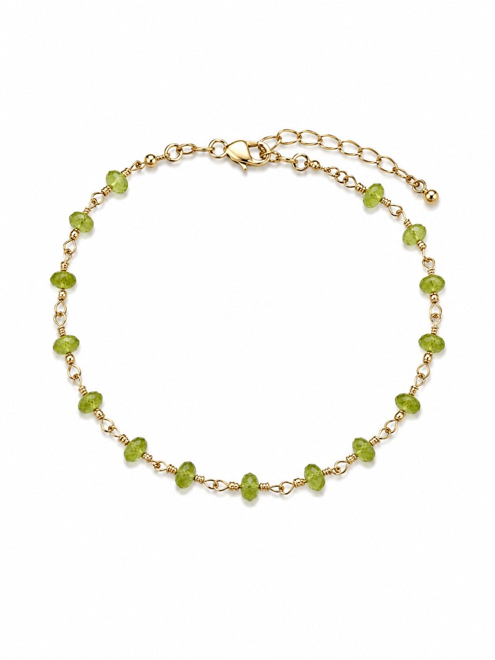 Peridot Gold Filled Bracelet