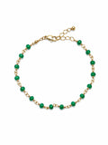 Chrysoprase Gold Filled Bracelet