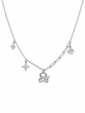 #N9 Clear Quartz Unicorn Necklace (S925)