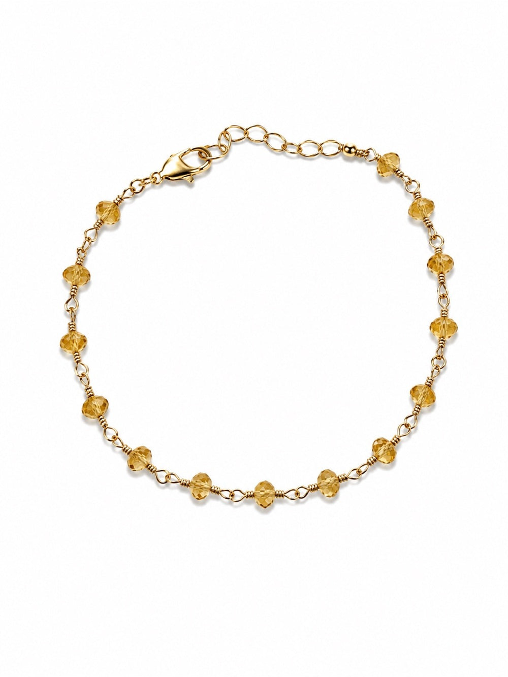 Citrine Gold Filled Bracelet