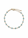 Aquamarine Gold Filled Bracelet