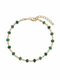 Emerald Gold Filled Bracelet