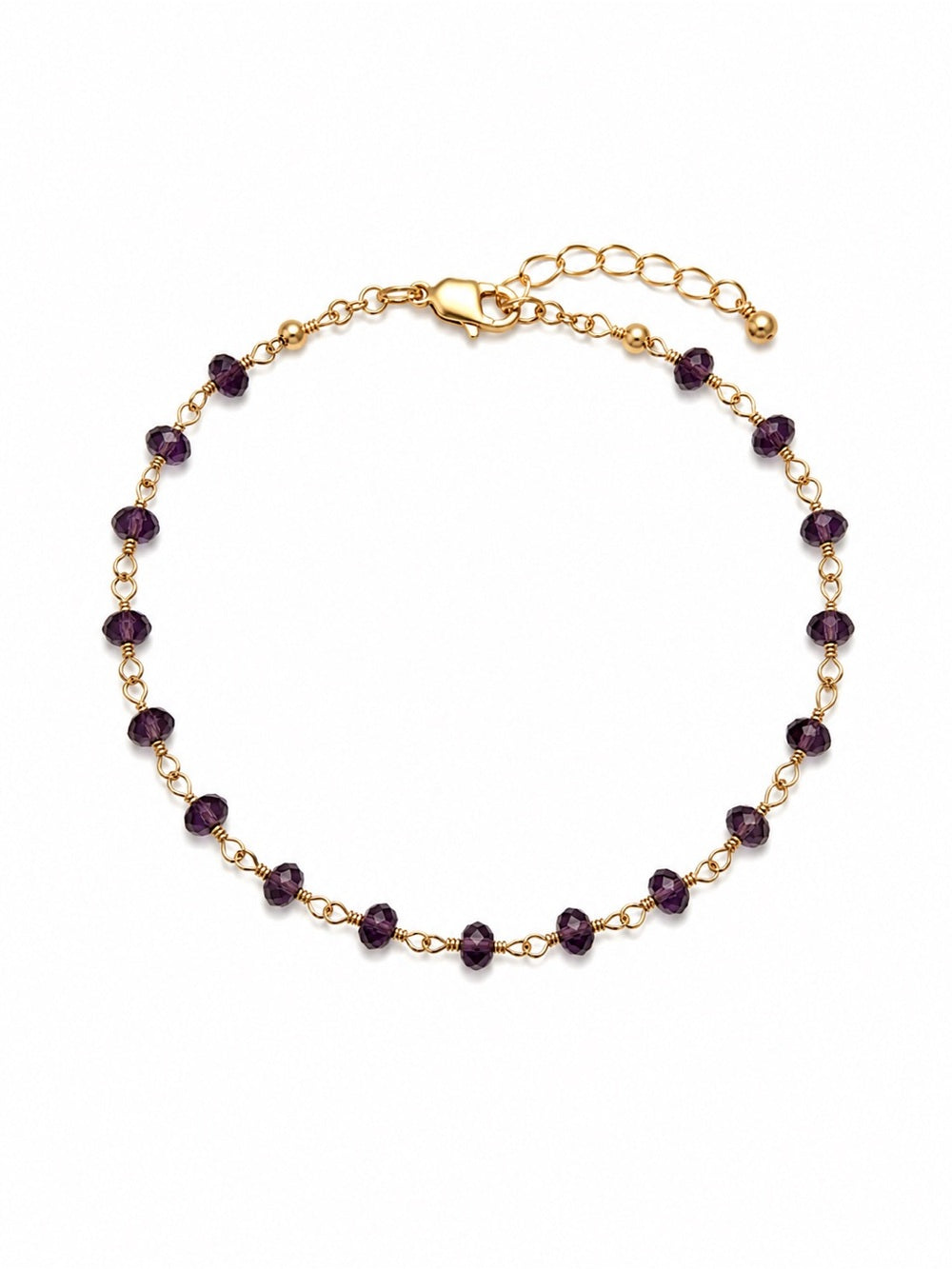 Amethyst Gold Filled Bracelet