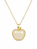 Jade Apple Pendant