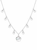 #N35 Clear Quartz Cloud Necklace (S925)