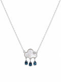 #N26 London Blue Topaz Cloud Necklace (S925)