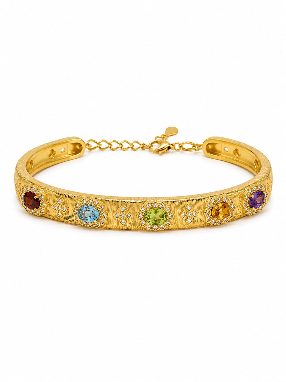 #B21 Crown Jewel Cuff Bracelet (S925)