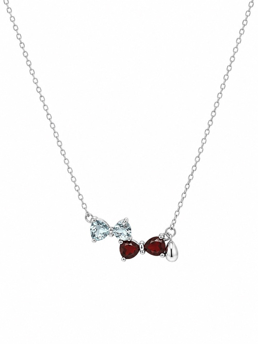 #N31 Double Bow Necklace (S925)