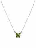 #N37 Peridot Papillon Necklace (S925)
