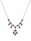 #N48 Pink Tourmaline Necklace (S925)