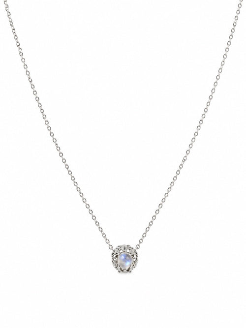 #N44 Madagascar Moonstone Necklace (S925)