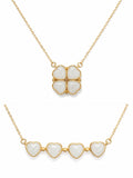 #N27 White Jade Lucky in Love Necklace (S925)