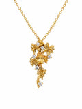 #N33 Citrine Vine Necklace (S925)