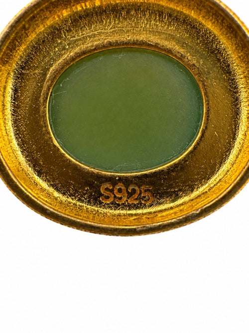#P22 Jade Oval Pendant