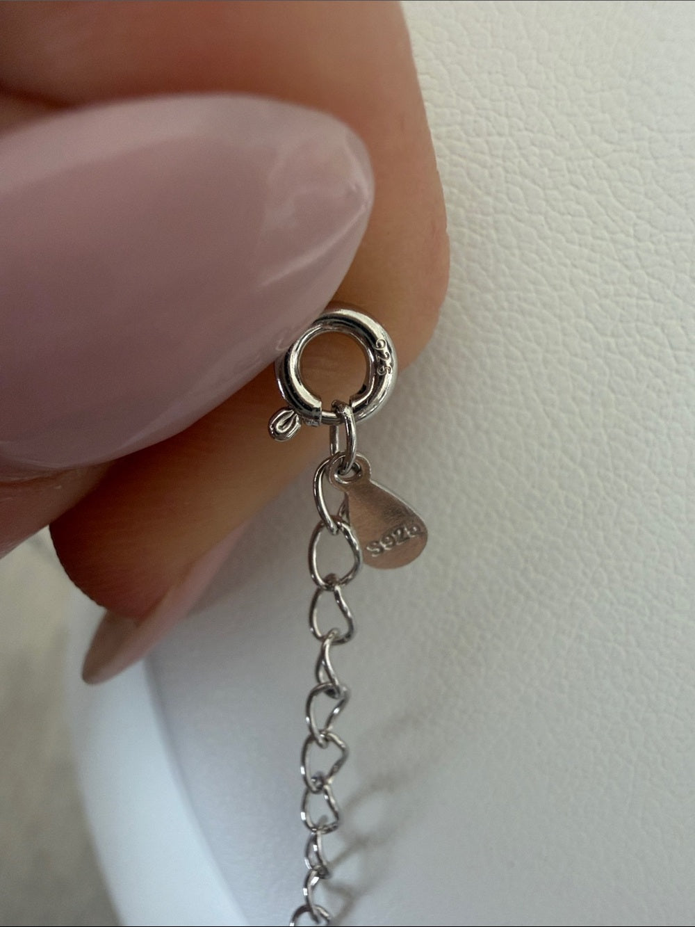 #N36 Clear Quartz Star Lariat Necklace (S925)