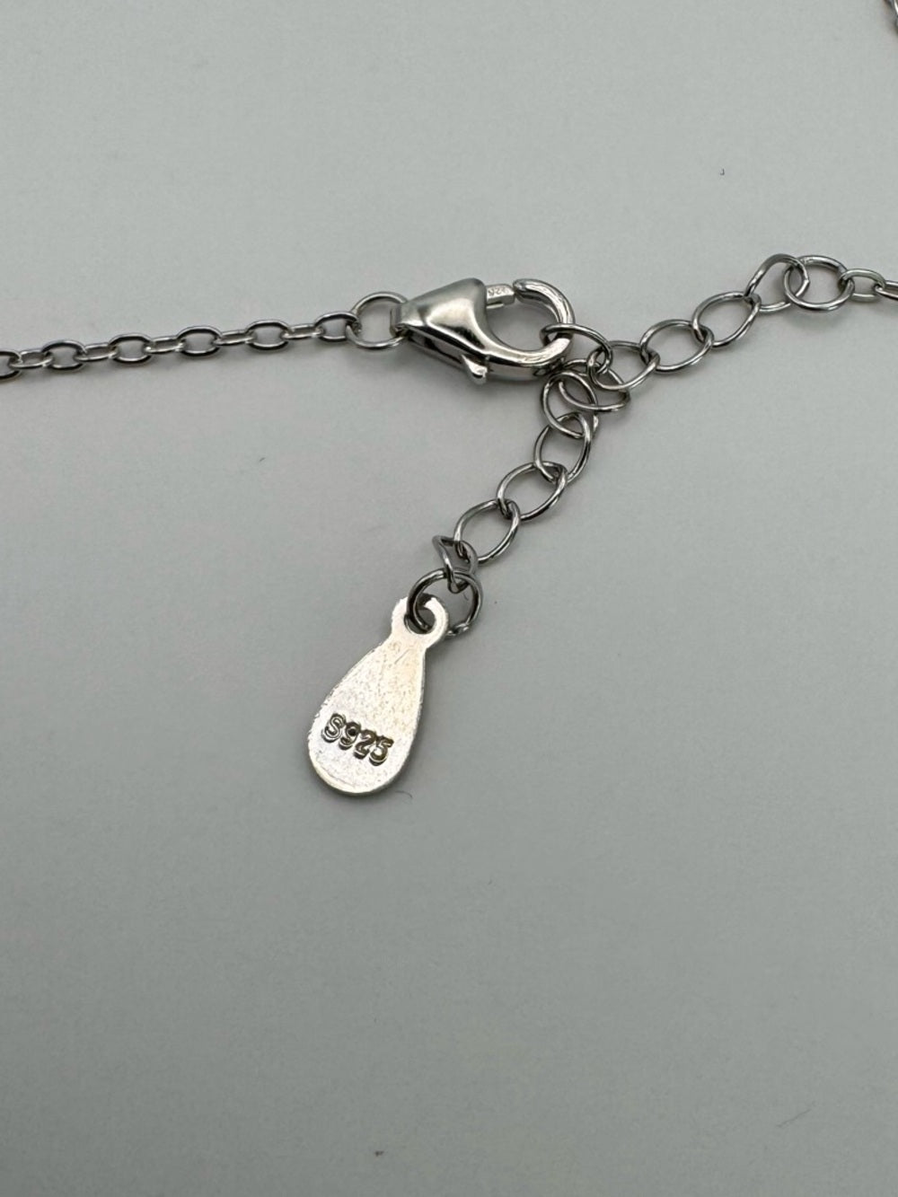 #N2 Clear Quartz Beaded Necklace (S925)