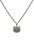 #P28 Jade Cat Pendant
