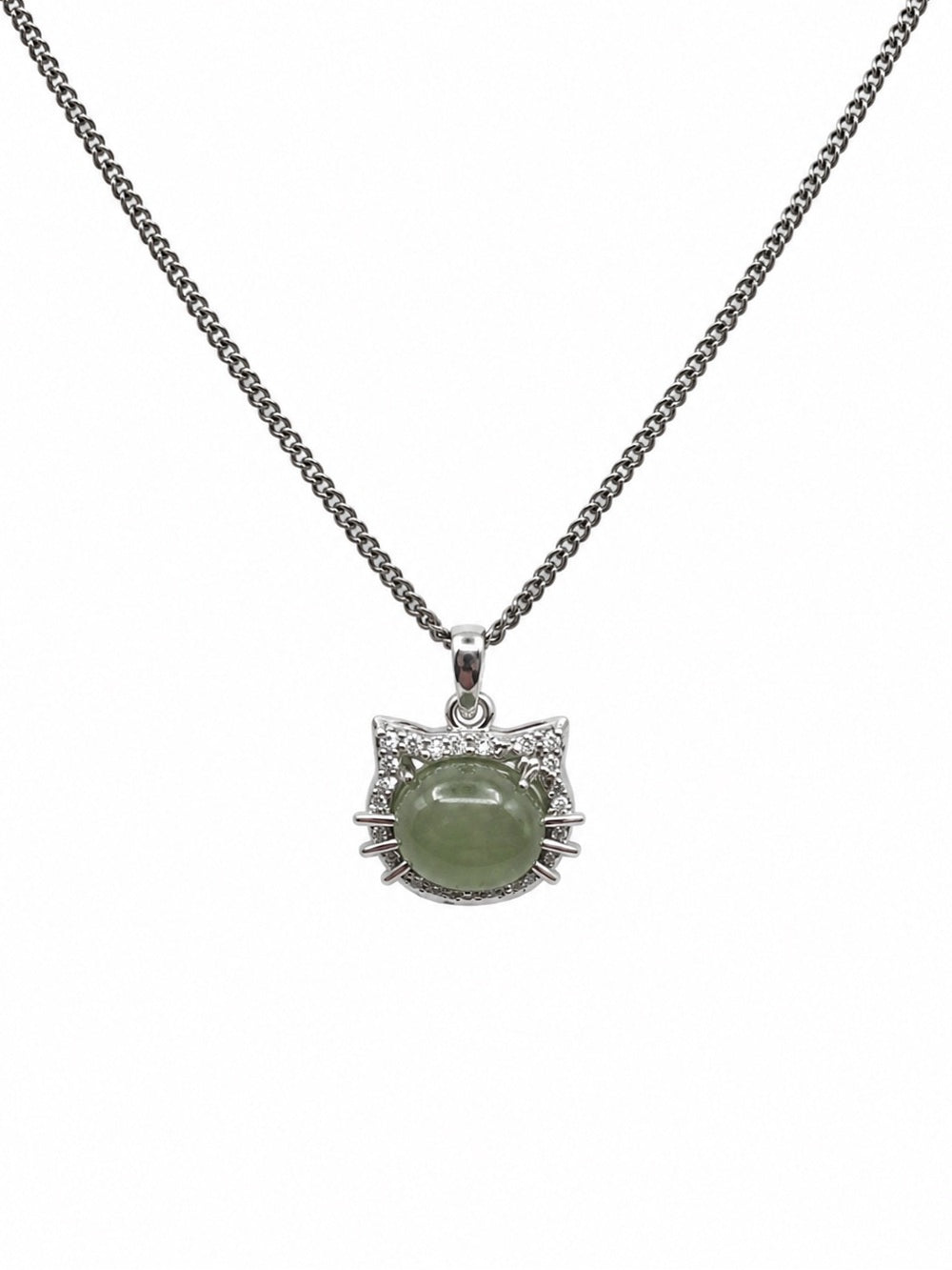 #P28 Jade Cat Pendant