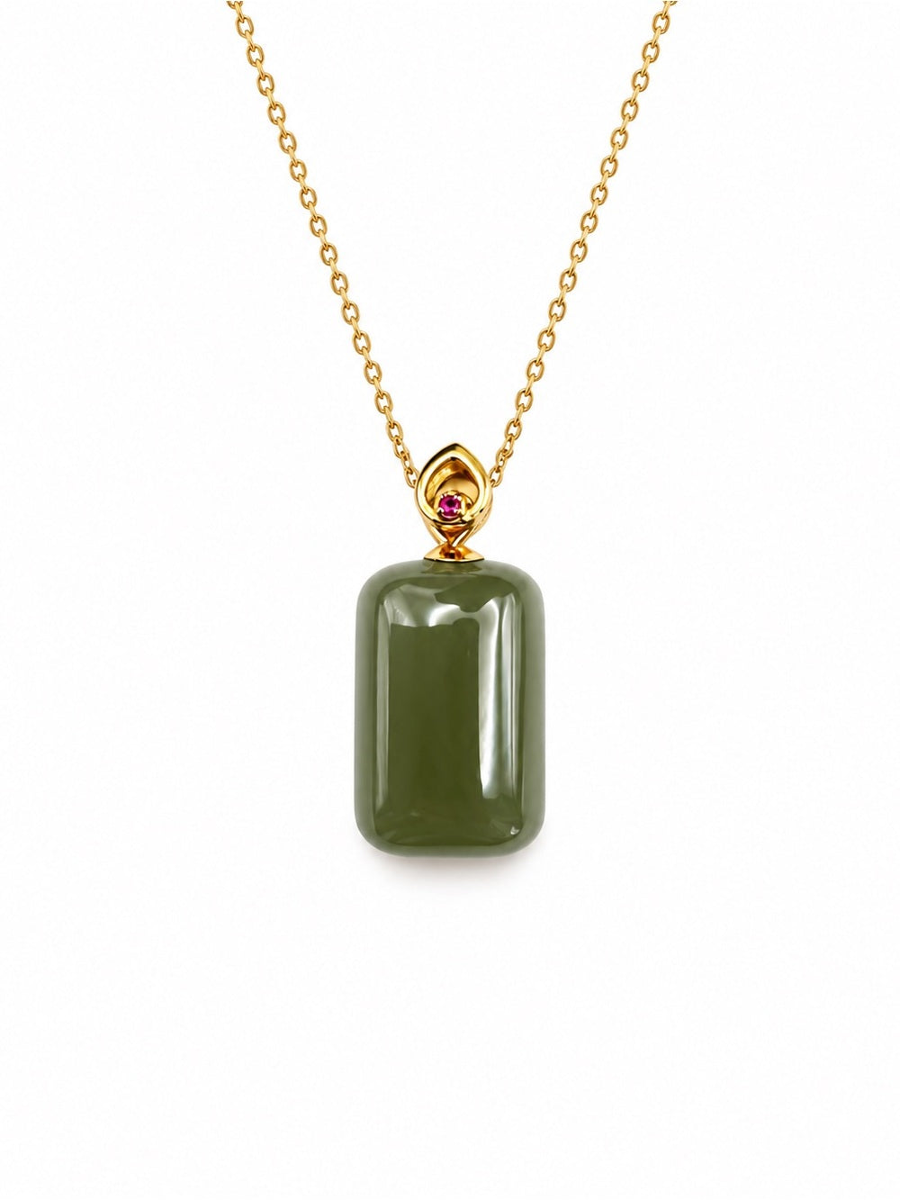 #P30 Jade Rectangle Pendant