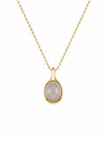 #P36 Jade Oval Pendant