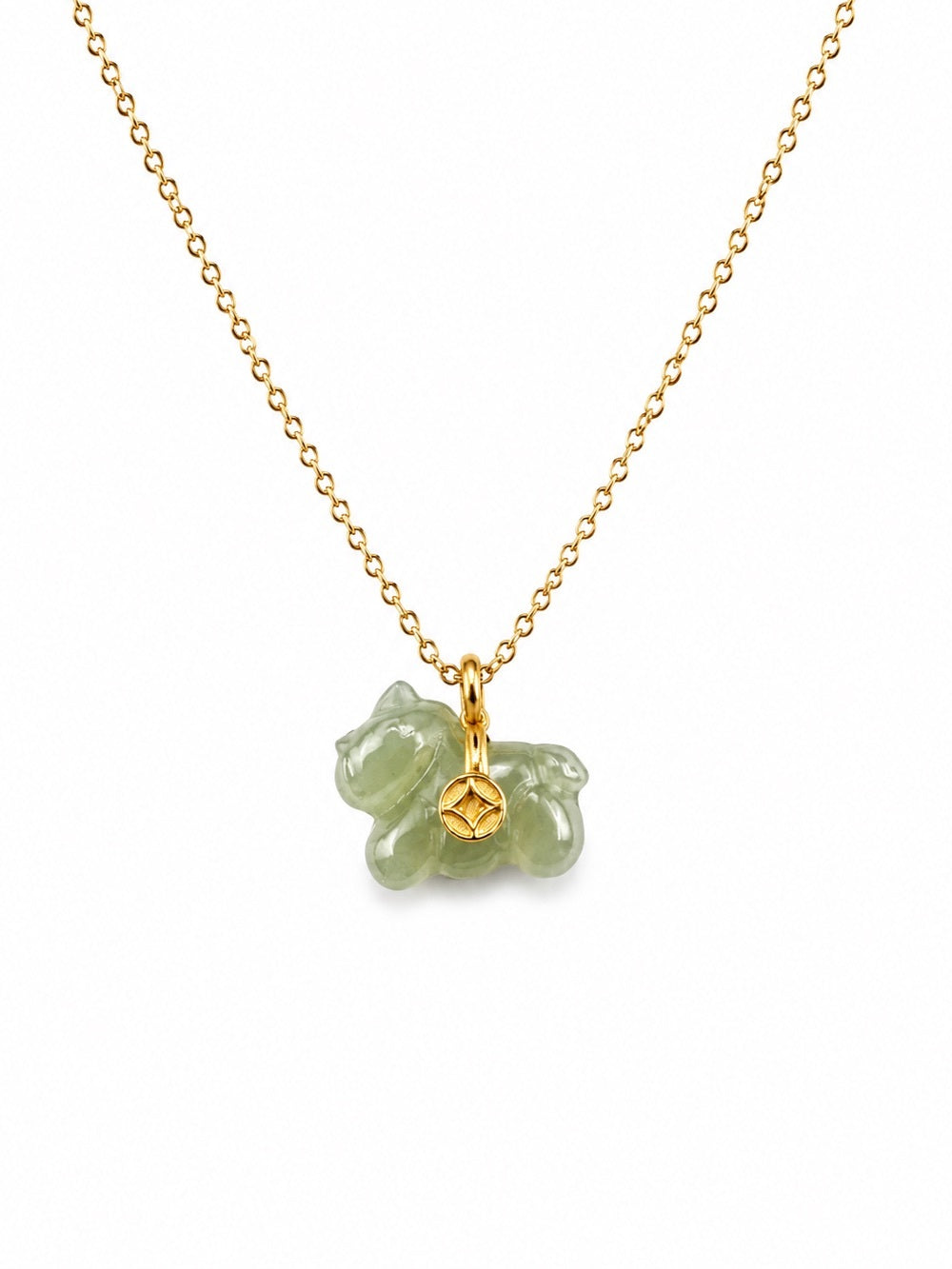 #P10 Jade Chubby Horse Pendant