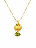 #P34 Peridot Apple Pendant