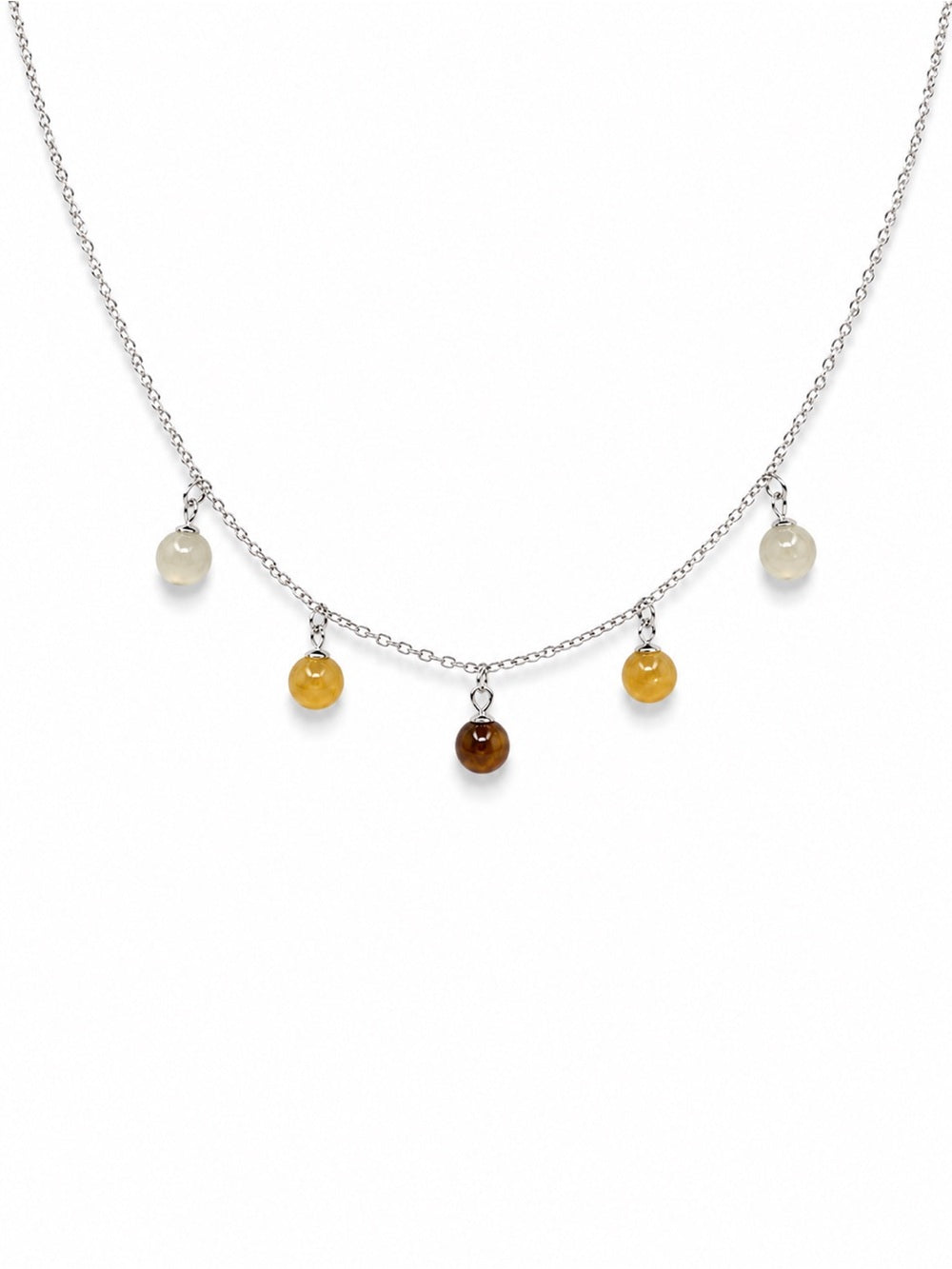 #N5 Harvest Glow Jade Necklace (S925)