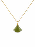 #P7 Jade Triangle Fan Pendant