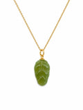 #P47 Jade Leaf Pendant